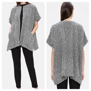 Eileen Fisher Cotton Poncho
